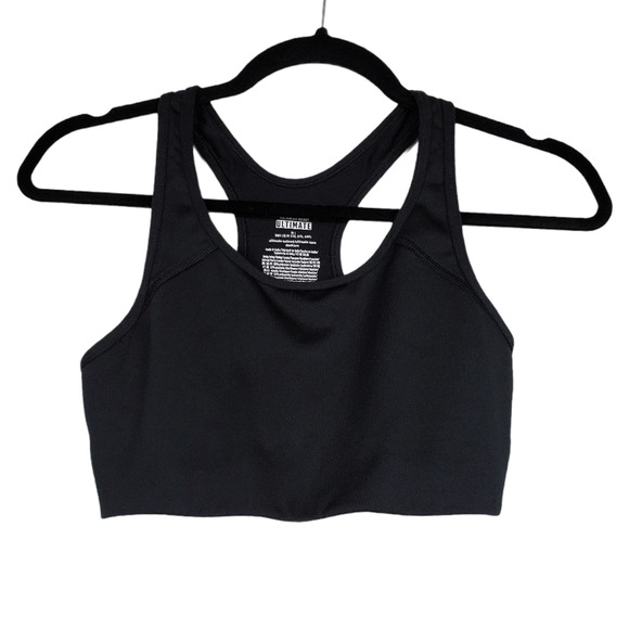 VS PINK Black Ultimate Racerback Sports Bra M - Picture 3 of 6